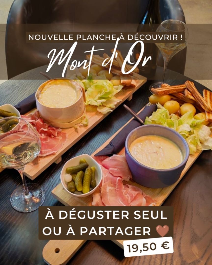 ✨ NOUVEAUTÉ : La Planche Mont d’Or ! ✨🧀 Un Mont d’Or fondant, une planche généreuse……
