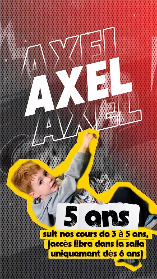 🧗‍♂️ On vous présente Axel, 5 ans ! 💛 Axel est l’un de nos plus jeunes…